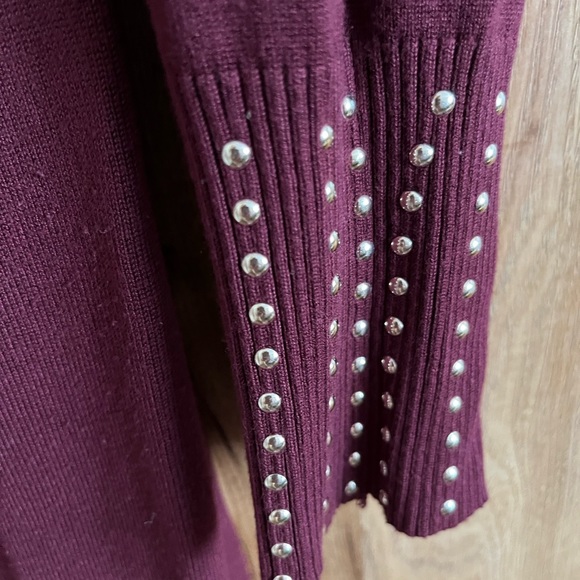Emma & Posh elegant burgundy sweater dress. Size L Valentine feminine romantic - Picture 3 of 10